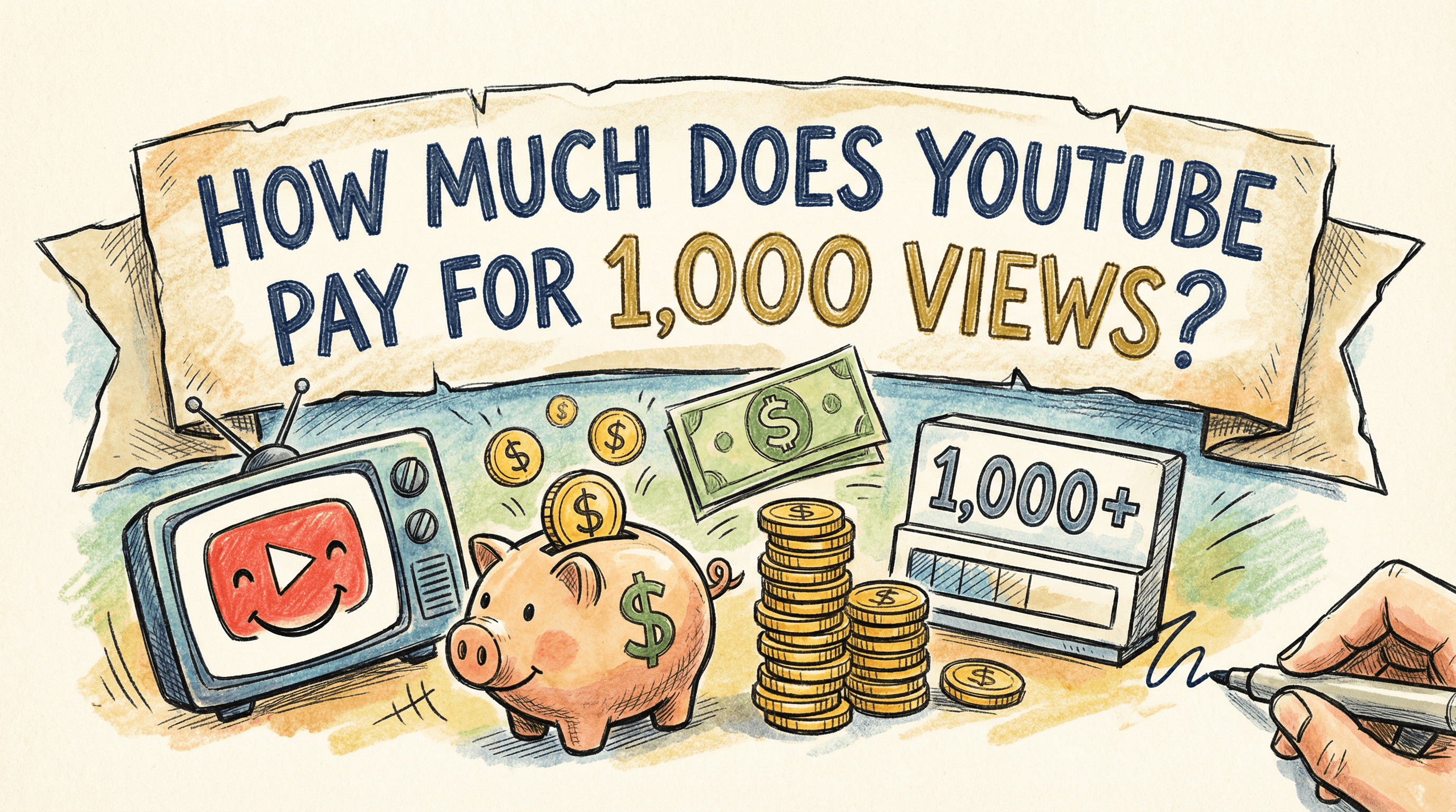 YouTube Pays $0.04–$29 Per 1K Views (By Niche, 2026)