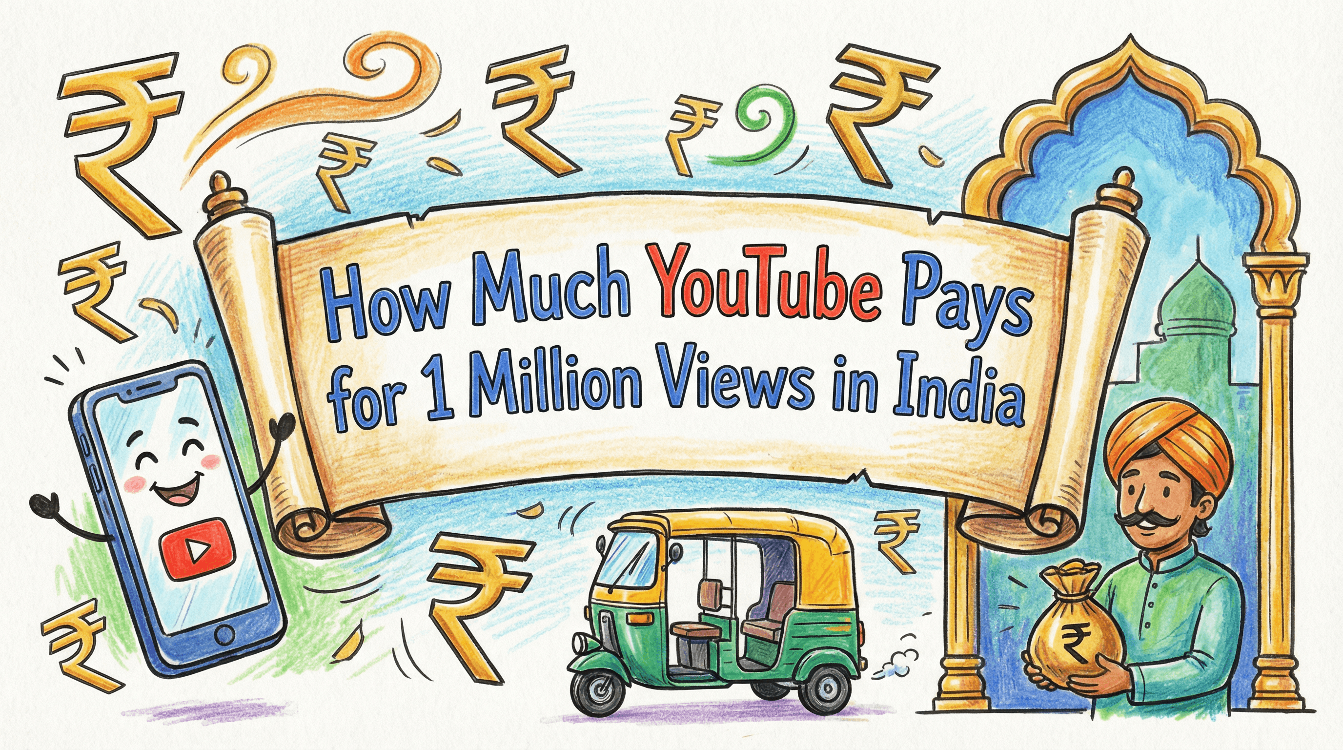YouTube 1M Views in India: ₹50K or ₹2L? Here’s Why