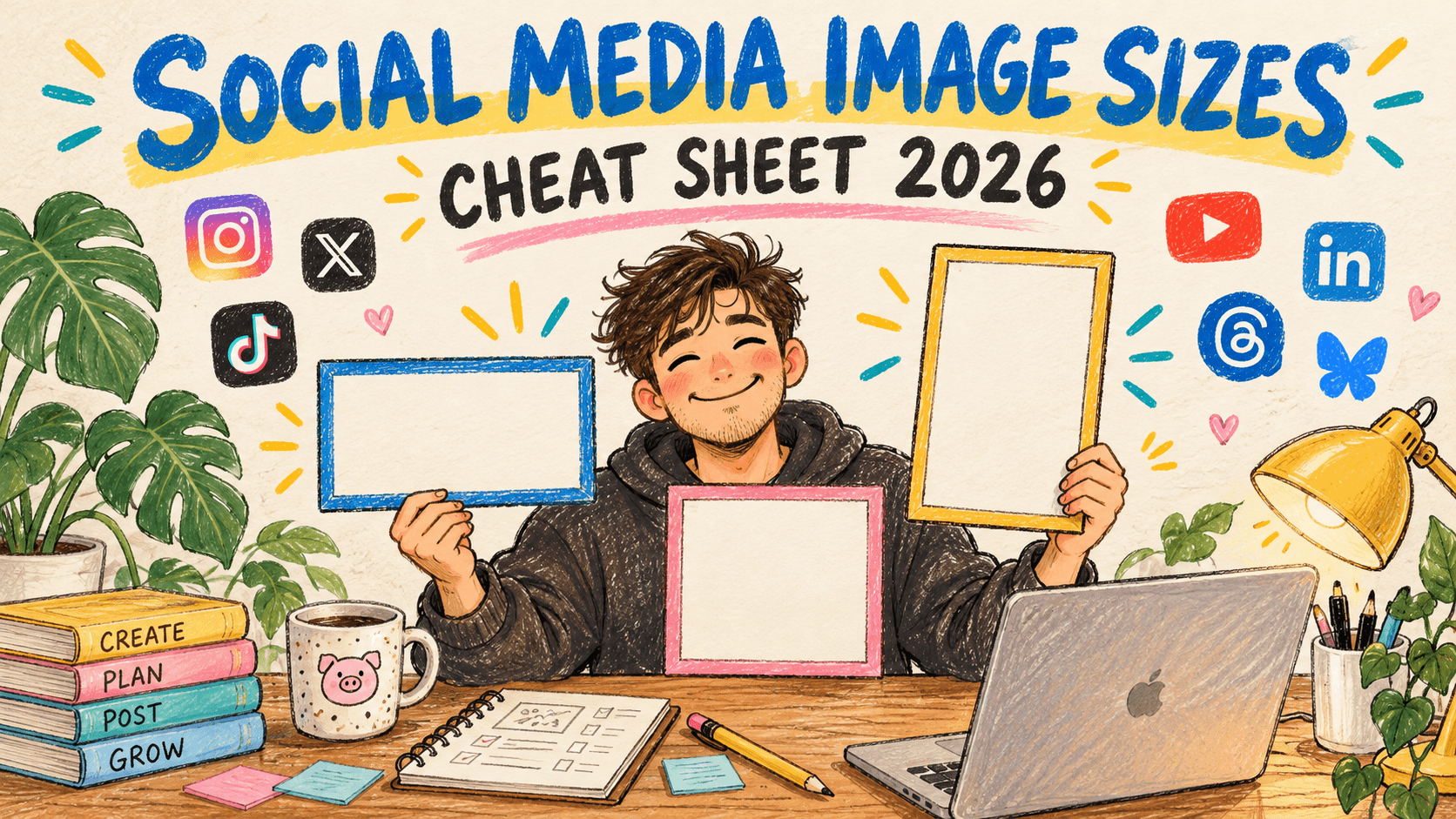 Social Media Image and Video Sizes for Every Platform (2026 Cheat Sheet)