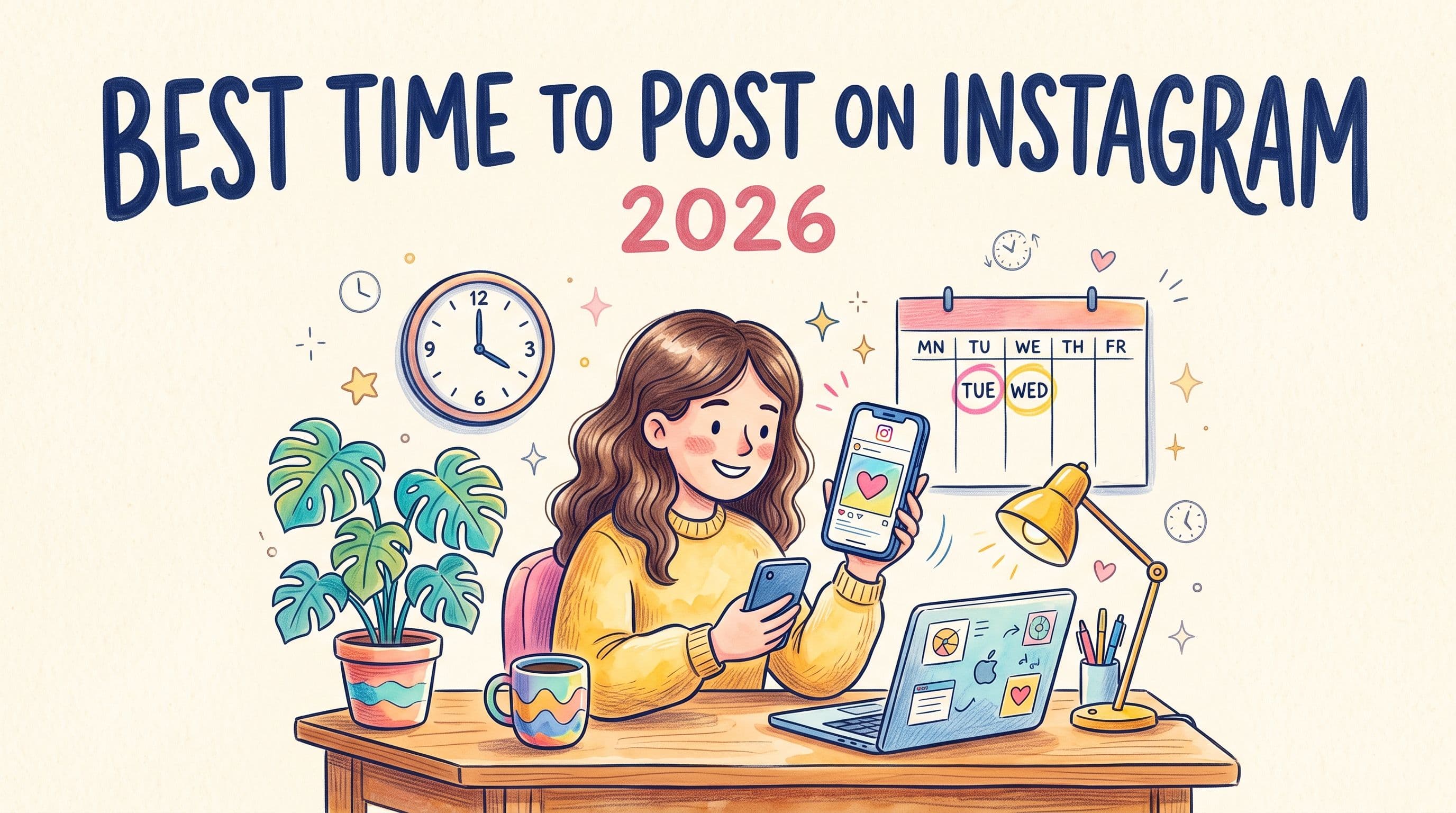 Best Time to Post on Instagram in 2026 (Day-by-Day Schedule)